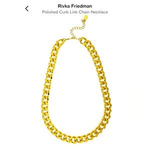 Rivka Friedman polished curb link chain necklace